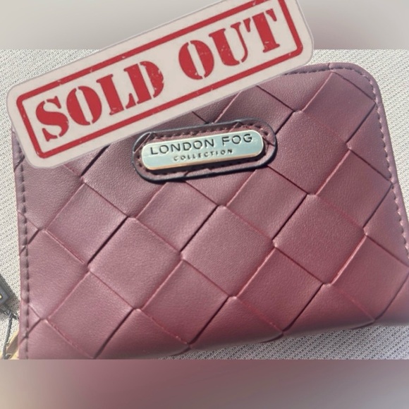 London Fog Handbags - London Fog Women Fleur Woven French Wallet NWT
